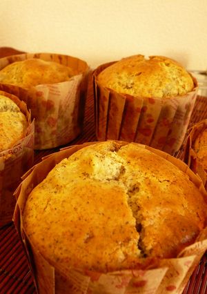 簡単★紅茶とバナナのカップケーキ-レシピのメイン写真