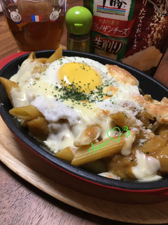 焼きカレー&ショートパスタ☆リメイク-レシピのメイン写真