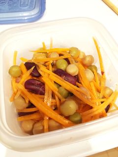 人参と豆のサラダベース-レシピのメイン写真