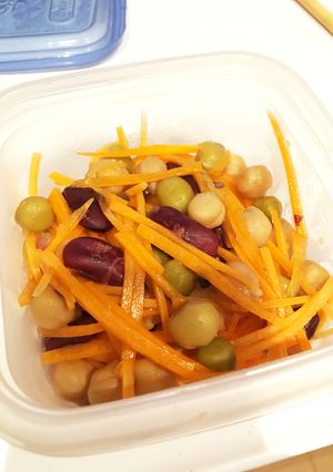 人参と豆のサラダベース-レシピのメイン写真