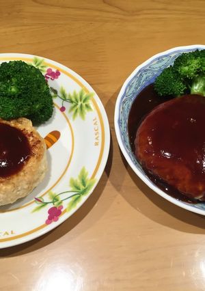 簡単ヘルシー、えのきバーグ♡-レシピのメイン写真