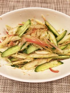 セロリと胡瓜のさっぱりサラダ♪簡単-レシピのメイン写真