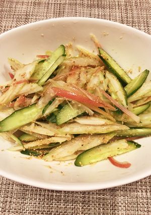セロリと胡瓜のさっぱりサラダ♪簡単-レシピのメイン写真