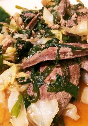 ゆず風味レバニラ-レシピのメイン写真