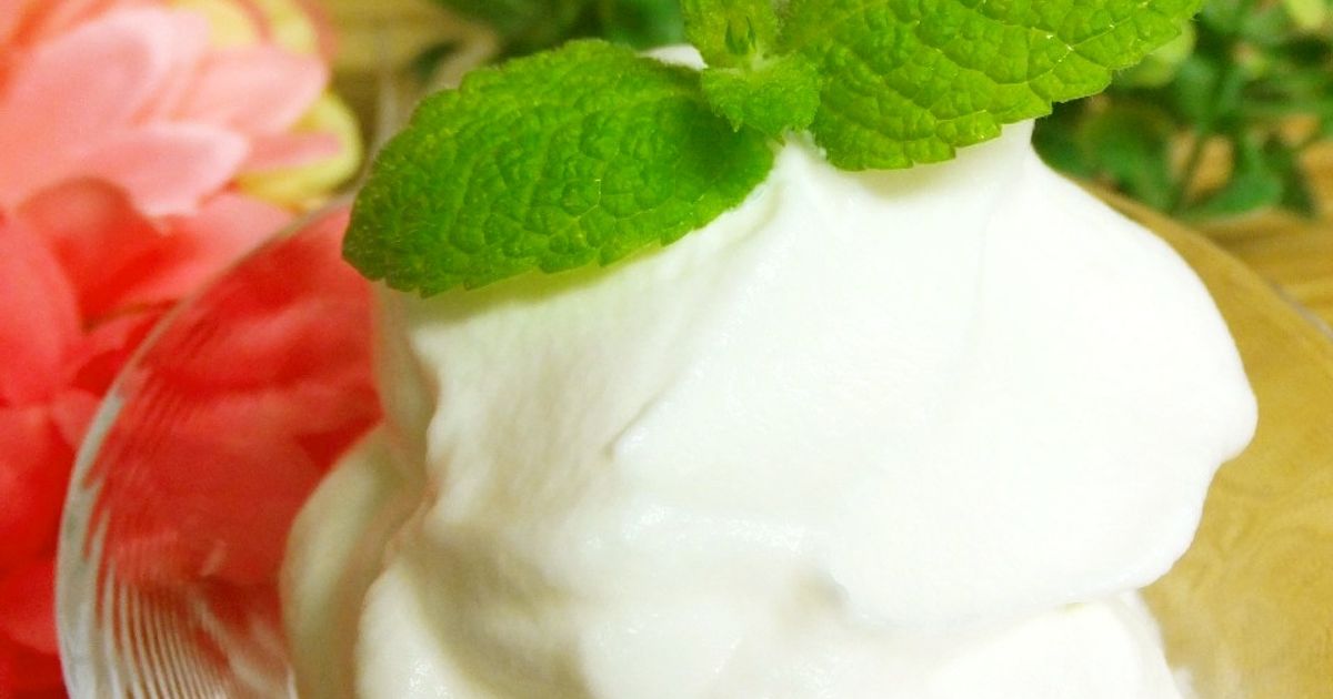 ダレないホイップクリーム*・゜ by ゆき5 【クックパッド】 簡単