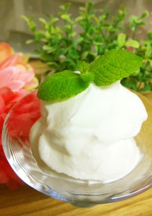 ダレないホイップクリーム*・゜-レシピのメイン写真