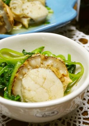 シャキシャキ小松菜とほたてのソテー-レシピのメイン写真