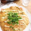 簡単!味噌ラーメンでピザ風お好み焼き