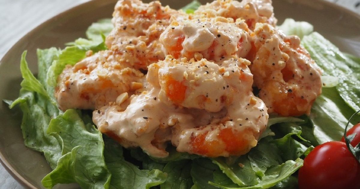 エビマヨページ ✿娘が大好き♡海老マヨ✿ by shioriのママ 【クックパッド