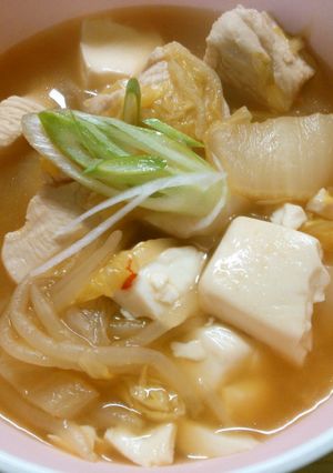 簡単！白菜ともやし豆腐 鶏肉の中華スープ-レシピのメイン写真
