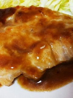 簡単!柔らかい♪鶏むね肉のステーキ風☆-レシピのメイン写真