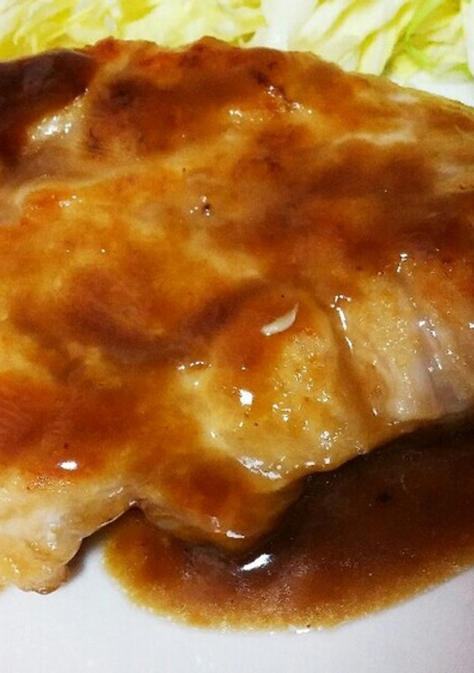簡単！柔らかい♪鶏むね肉のステーキ風☆-レシピのメイン写真