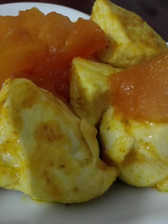 残り物で☆鶏肉&トマトのカレー炒め-レシピのメイン写真