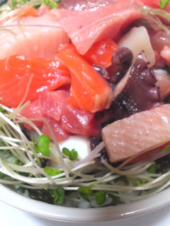 グレープフルーツごはんの海鮮丼-レシピのメイン写真