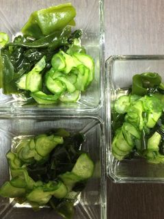 ワカメときゅうりの酢の物-レシピのメイン写真