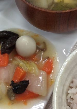 丸森町特産ヤーコン入り八宝菜-レシピのメイン写真
