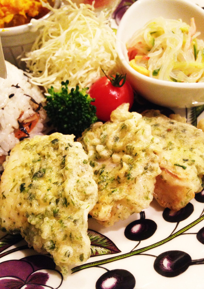 ふんわりサクッ♡旨*ひらめの磯辺揚げ-レシピのメイン写真