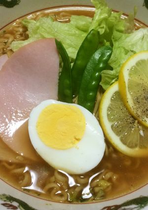 【サッポロ一番】レモンティー醤油らーめん-レシピのメイン写真