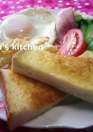 日曜日の朝に❤モーニングセット　１　-レシピのメイン写真