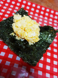 たまごかけごはんde手まきごはん♪-レシピのメイン写真