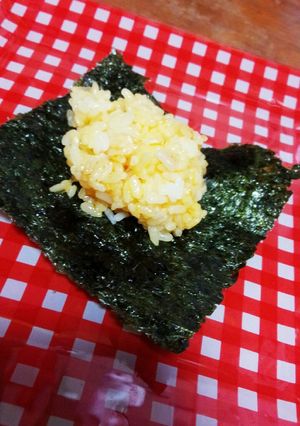 たまごかけごはんde手まきごはん♪-レシピのメイン写真