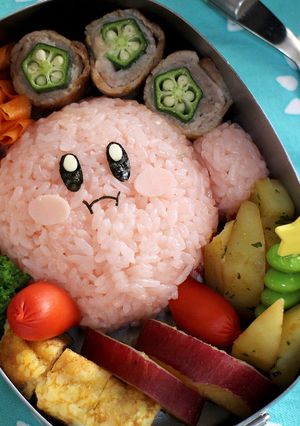 星のカービィのキャラ弁-レシピのメイン写真