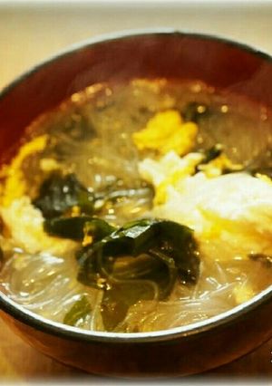春雨とわかめのポカポカ中華スープ☆-レシピのメイン写真