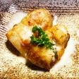 太刀魚の梅肉巻き〜豆乳ソース添え