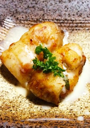 太刀魚の梅肉巻き〜豆乳ソース添え-レシピのメイン写真