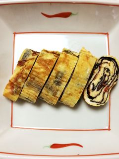 梅肉と海苔のたまご焼き-レシピのメイン写真