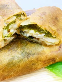 梅風味れんこんの春巻き揚げ-レシピのメイン写真