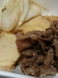 肉豆腐◎厚揚げで-レシピのメイン写真