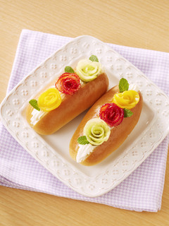 お花のフルーツロール-レシピのメイン写真