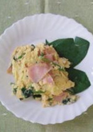 【農山漁村の宝】サラダほうれん草の卵焼き-レシピのメイン写真