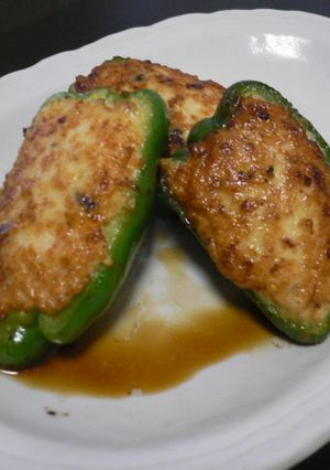 ピーマンの鶏肉詰め-レシピのメイン写真