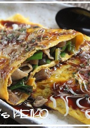 とんぺい焼き（青ねぎ＆こんにゃく）-レシピのメイン写真