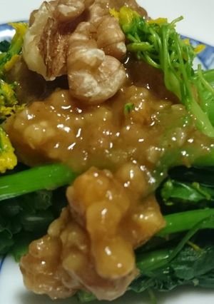 お年寄り絶讚シリーズ❗胡桃酢味噌❗-レシピのメイン写真