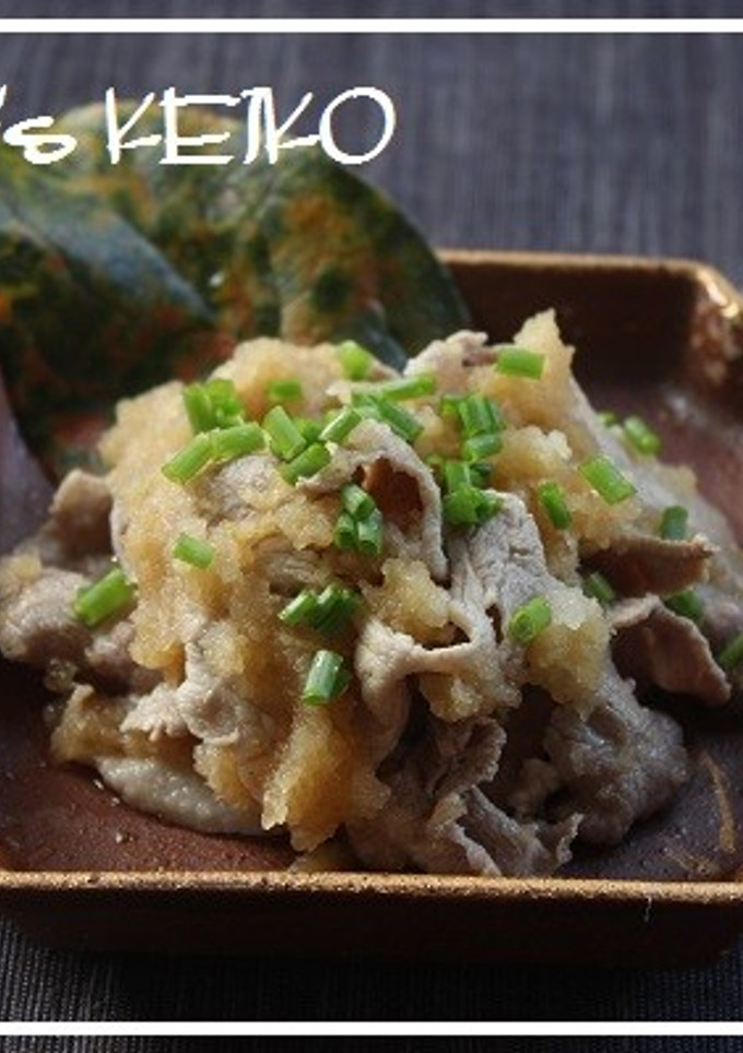 【農家のレシピ】豚肉のみぞれ和え-レシピのメイン写真