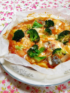 簡単魚料理☆タラのチーズ焼き♪トマト味-レシピのメイン写真