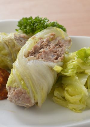 白菜まきまき手づくりソーセージ-レシピのメイン写真