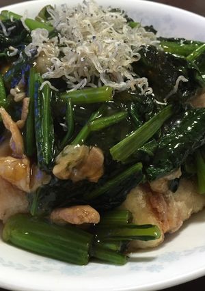 木綿豆腐の豚バラ巻き、小松菜のあんかけ-レシピのメイン写真