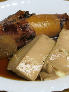ヤリイカと豆腐の煮物-レシピのメイン写真