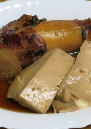 ヤリイカと豆腐の煮物-レシピのメイン写真