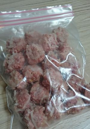 もやしでかさ増し♪冷凍OK肉団子スープ用-レシピのメイン写真