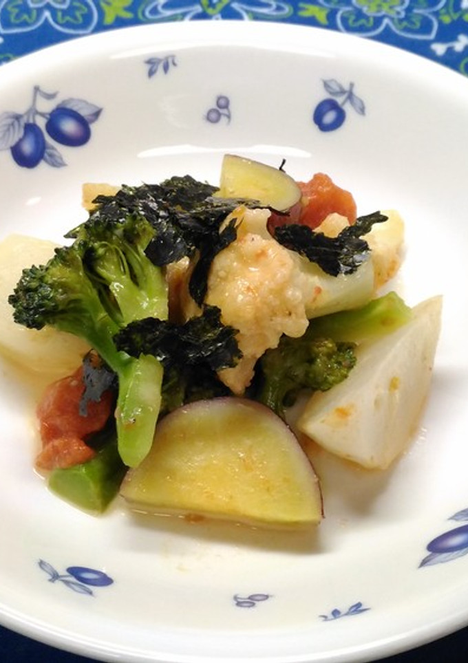 蒸し野菜の海苔チーズ和え-レシピのメイン写真