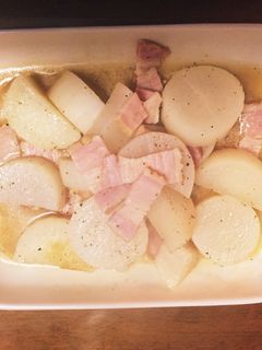 大根とベーコンの煮物-レシピのメイン写真