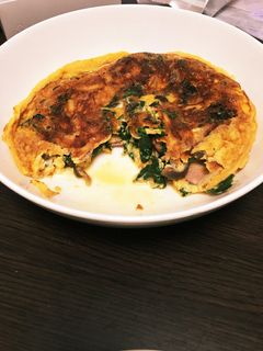 ほうれん草とベーコンのオムレツ-レシピのメイン写真