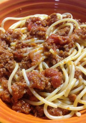 簡単！トマト缶で本格ミートソース♪-レシピのメイン写真