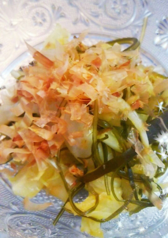 出汁をとったら☆切り昆布と白菜の温サラダ-レシピのメイン写真