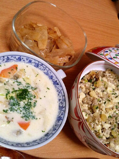 簡単☆豆腐と豚ひき肉のネギ塩丼-レシピのメイン写真